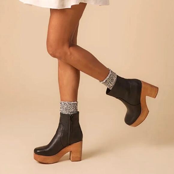 CHARLOTTE STONE Paz Clog Boot in Black - Picture 12 of 12